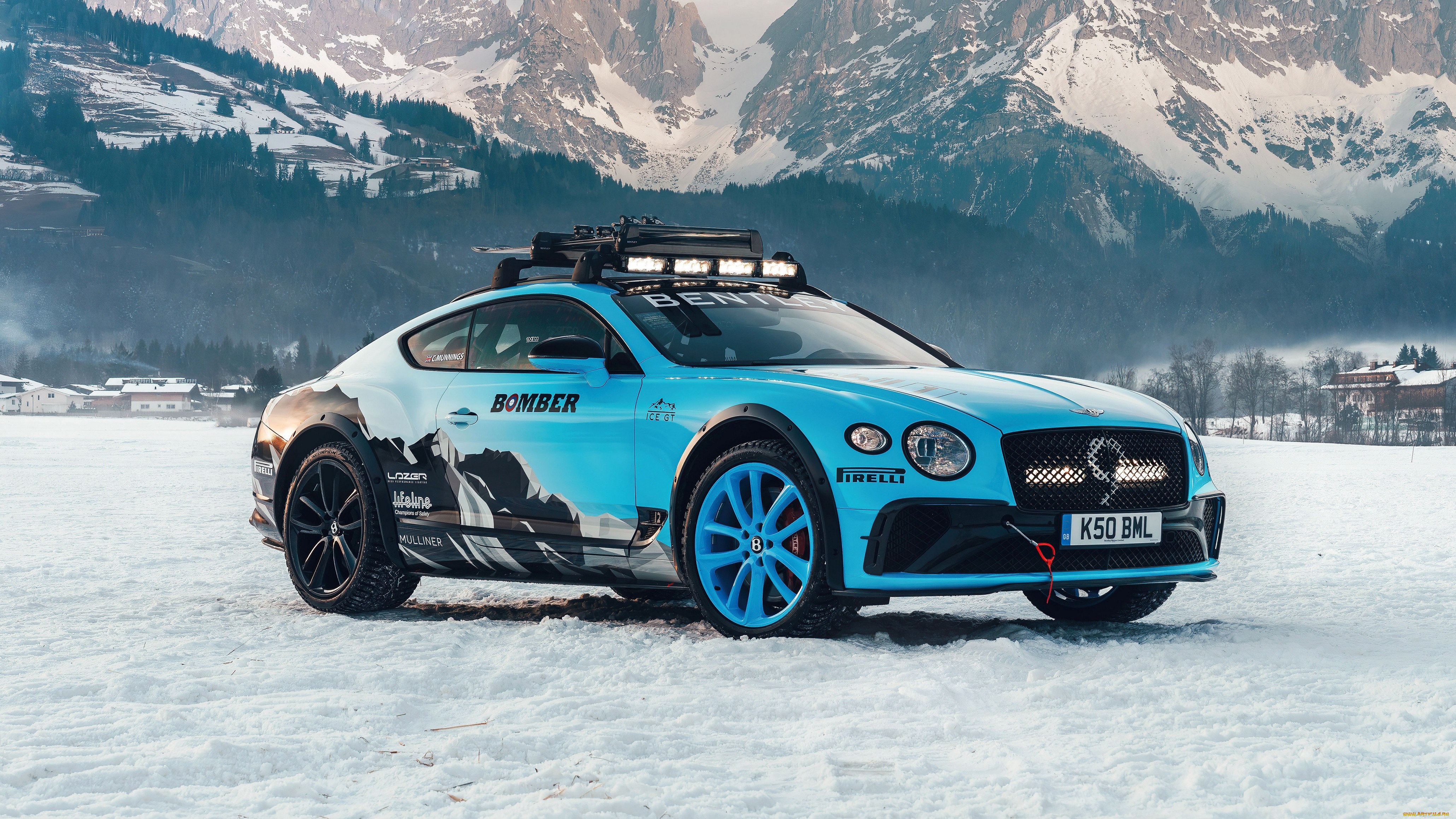 bentley continental gt,  ice race 2020, , bentley, , , , , , , 